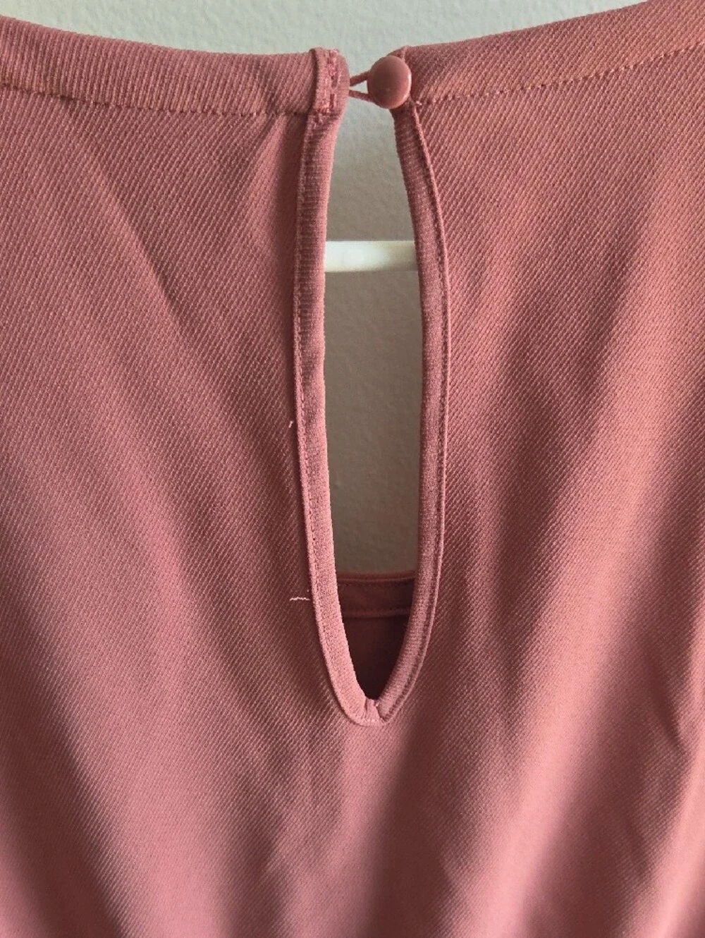 Women’s Rose Pink Short Sleeve Drawstring Waist Dress